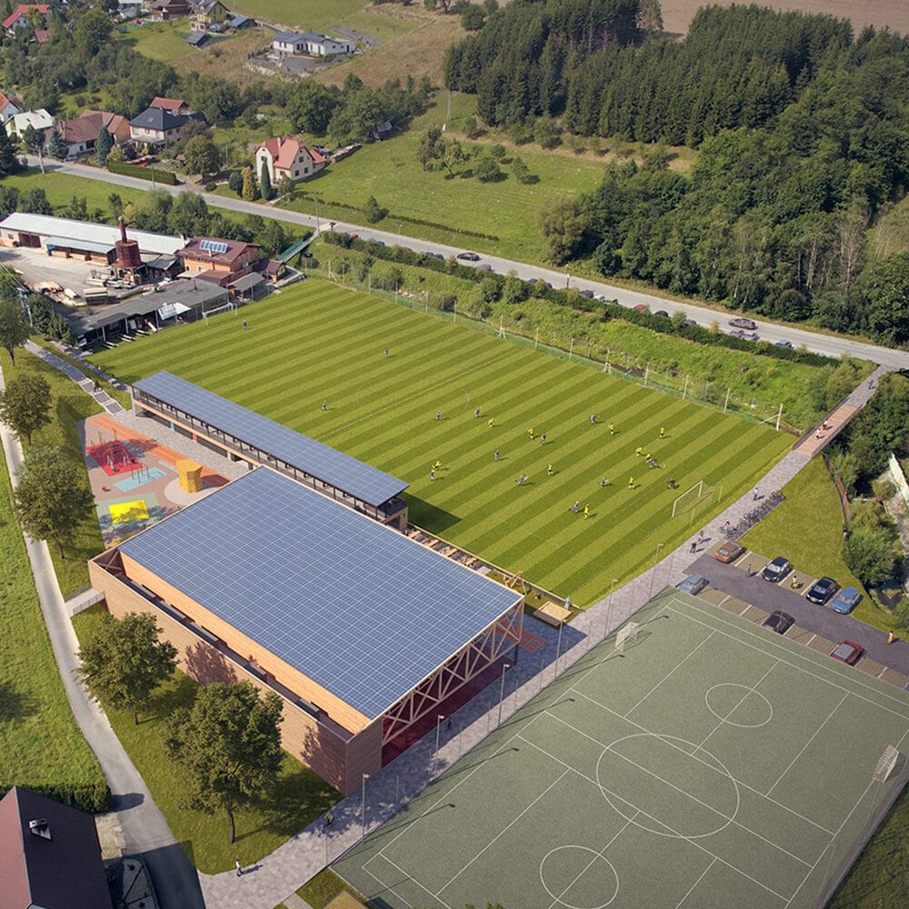 sportovní areál, kateřinice