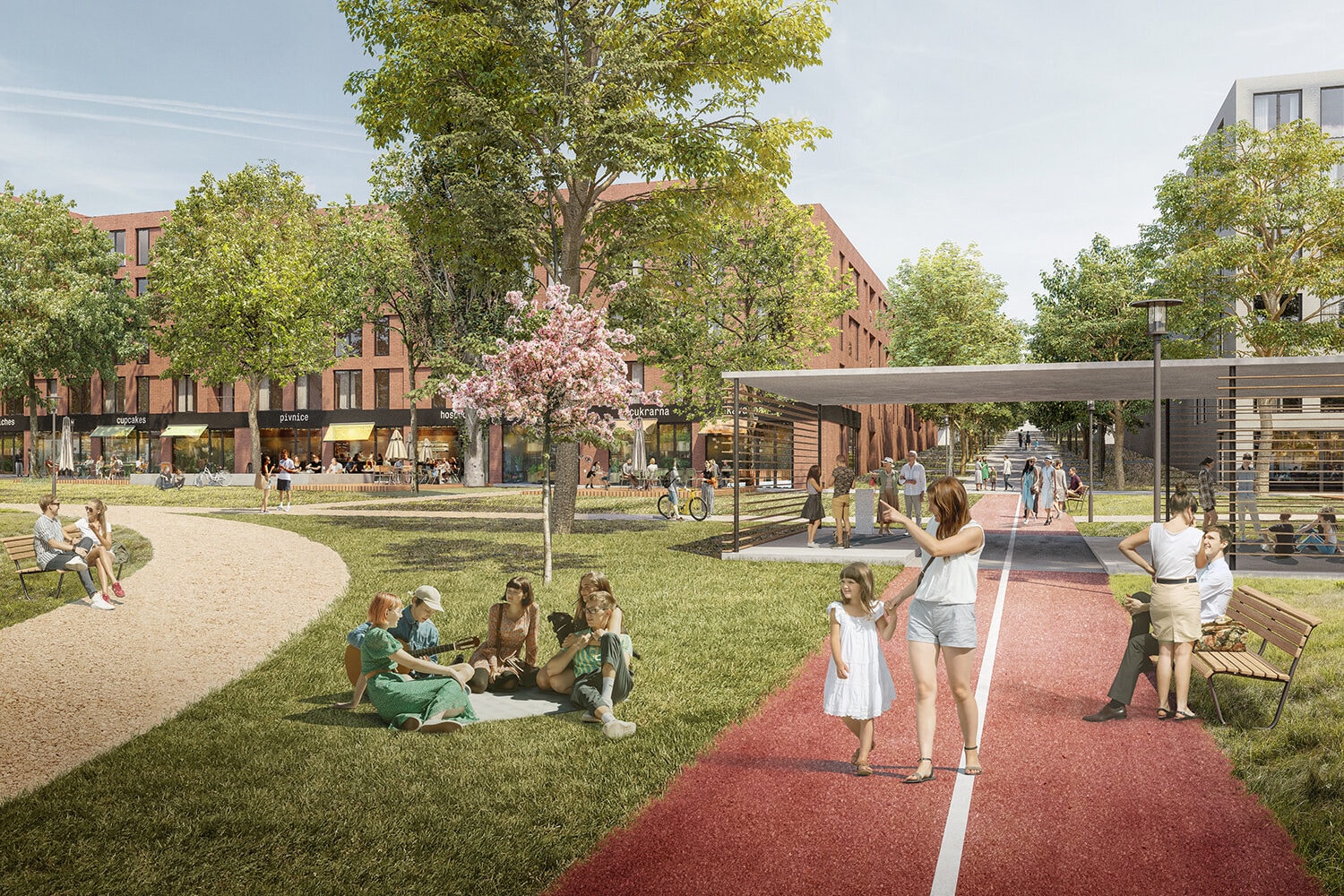 ÚZEMNÍ STUDIE NOVÉHO CENTRA MĚSTA, MILOVICE — fotografie 2