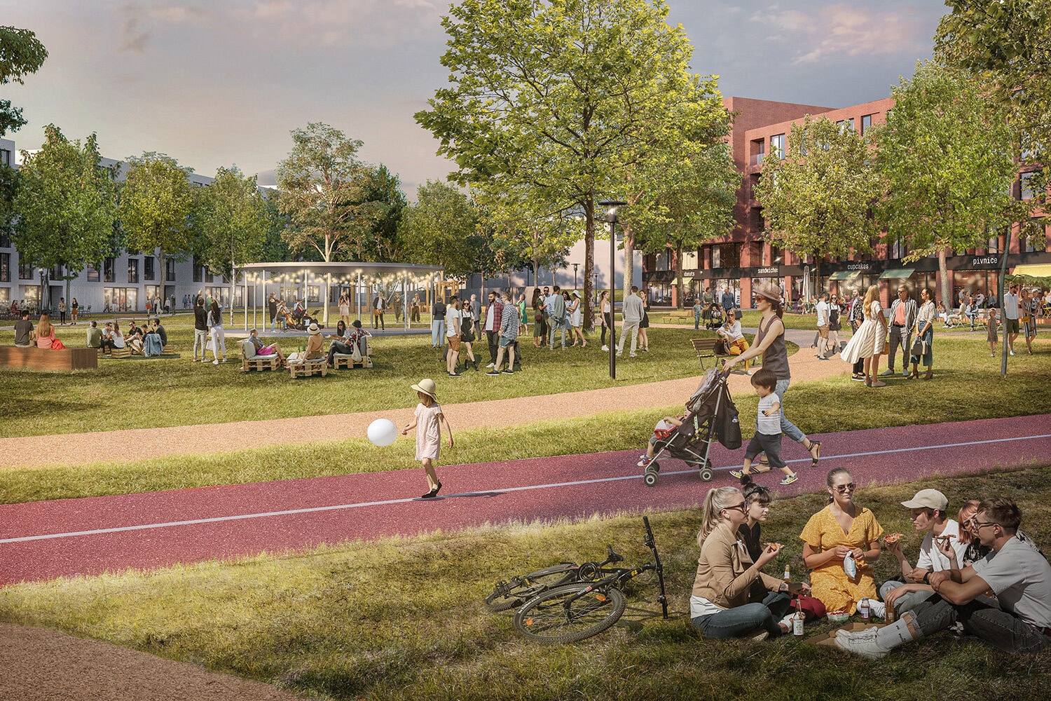 ÚZEMNÍ STUDIE NOVÉHO CENTRA MĚSTA, MILOVICE — fotografie 5