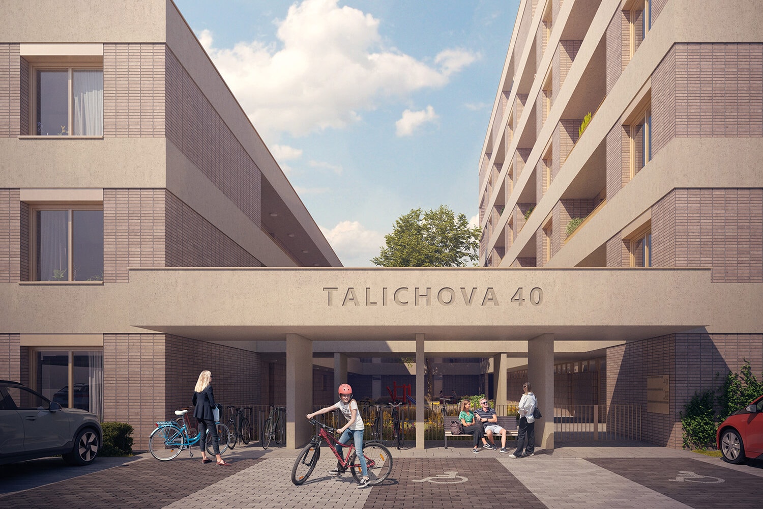 BYTOVÝ DŮM TALICHOVA, KROMĚŘÍŽ — fotografie 1