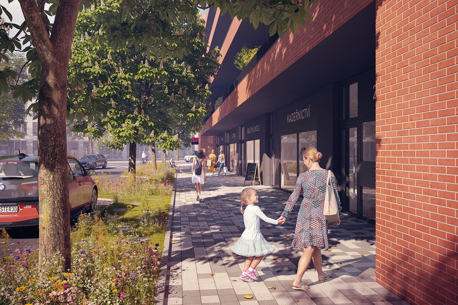 POLYFUNKČNÍ DŮM DOWNTOWN, MILOVICE — fotografie 4