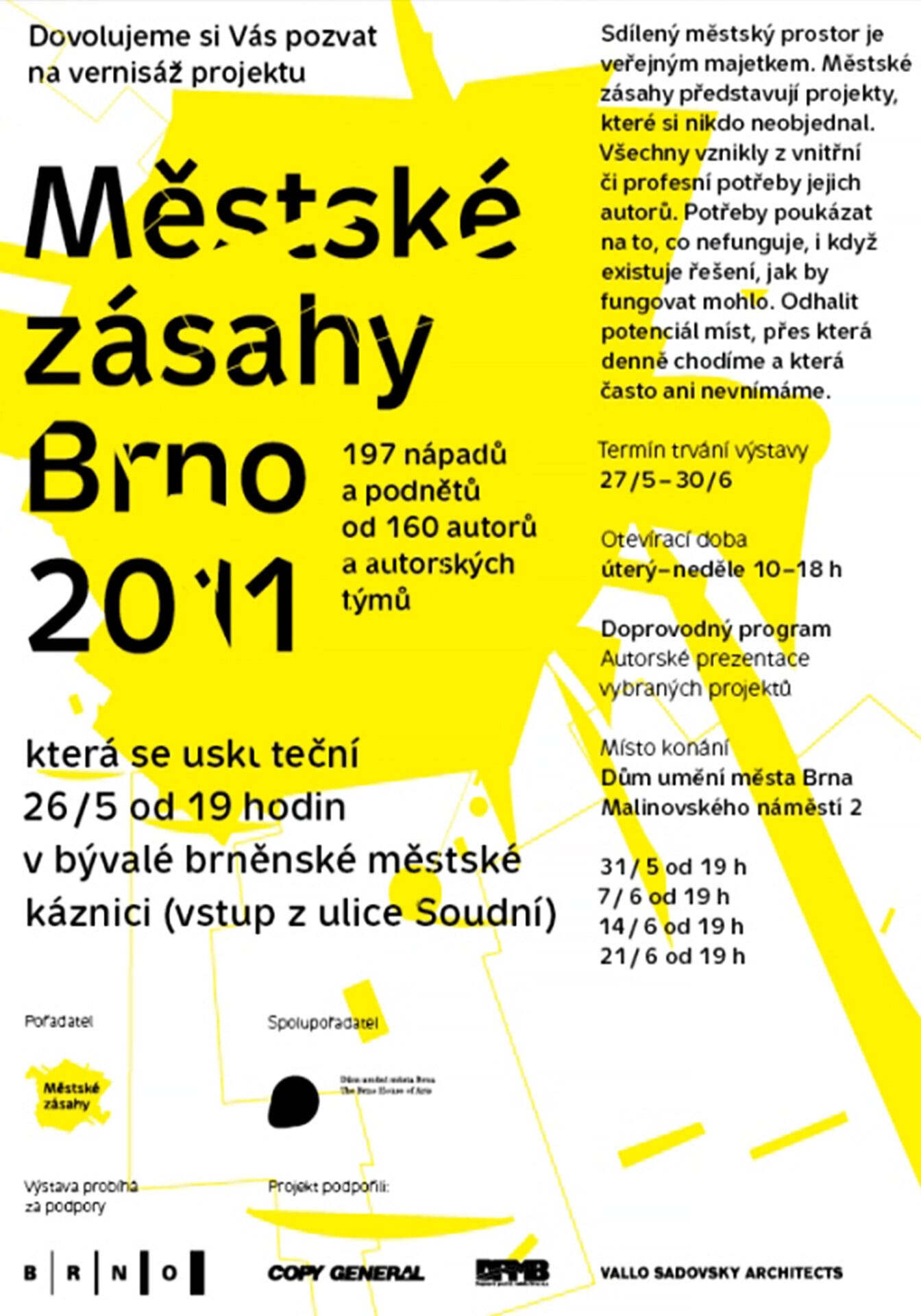 Městské zásahy Brno 2011